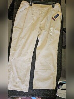 Cherokee Light Taupe Track Pants with Cargo Pockets